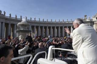 Papieź Franciszek, Audiencja Jubileuszowa Nadzwyczajny Jubileusz Miłosierdzia: Ścisły związek istniejący między miłosierdziem a służbą